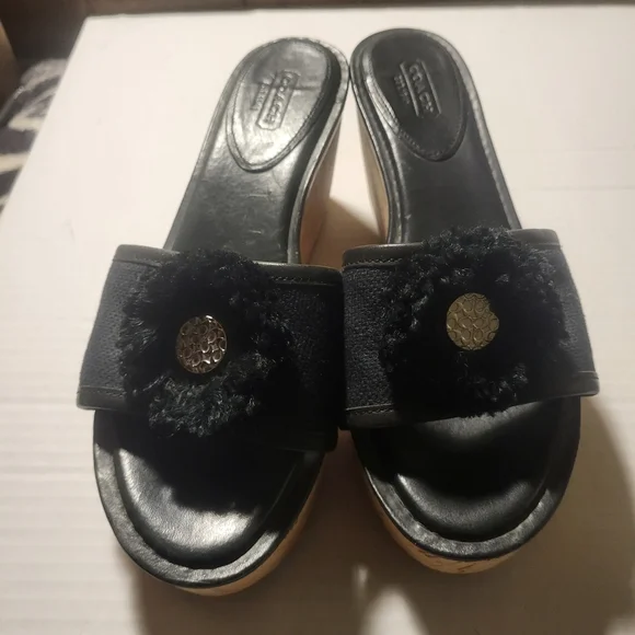 Vintage Coach Wedge‎ Heels Y2K, Floral Design, Women's Size 8.5 - Picture 12 of 12